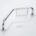 Stainless Steel Wall Mount Bathroom Bathtub Handrail With Soap Dish Grab Bars Disability Aid Safety Helping Handle