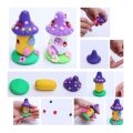 50 Colors Polymer Clay, DIY Soft Molding Craft Oven Baking Clay Blocks Birthday Gift for Kids Adult (50 Colors with Box)