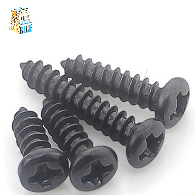 100Pcs M1.4 M1.7 M2 M2.3 M3 PA Phillips Head Micro Laptop Screws Round Head Self-tapping Electronic Small Wood Screws