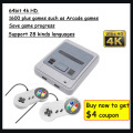 4K 64bit HD for Arcade Mini TV Video Game Console Retro built-in 1600 Plus Games Handheld Gaming Player Save Game Progress Gift