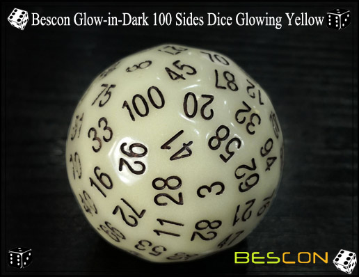 Bescon Glowing Yellow D100-4