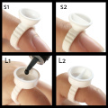 NATUHANA Wholesale 100Pcs Disposable Eyelash Extension Glue Holder Ring Lash Extension Tattoo Glue Adhesive Pigment Holders Ring