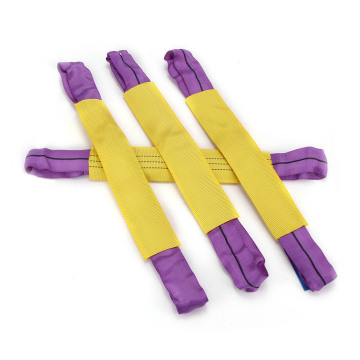 AOZBZ 4pc 500mm Recovery Alloy Wheel Durable Securing Link Straps Trailer Transporter Yellow/Purple Car Accessories