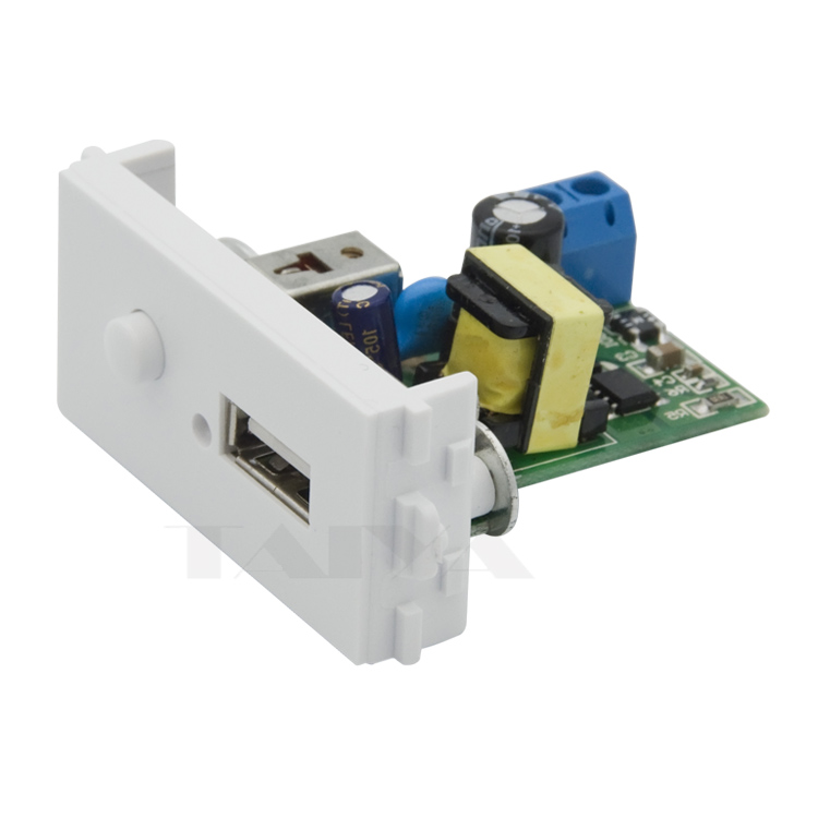 220V USB charge connector wall plate