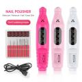 1Set Electric Nail Drill Machine Kit USB Charging Manicure Machine &Manicure Ceramic Nail Drill Bits Milling Cutter Nail Art Pen