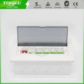 12 ways metal distribution box consumer unit 63A 2P RCD circuit breaker protection flush mounting switch box 5 years warranty