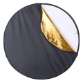 5 in 1 60cm Portable Round Silvery Black White Reflector for Camera Photo Studio Retrato Collapsible Photography Accessories