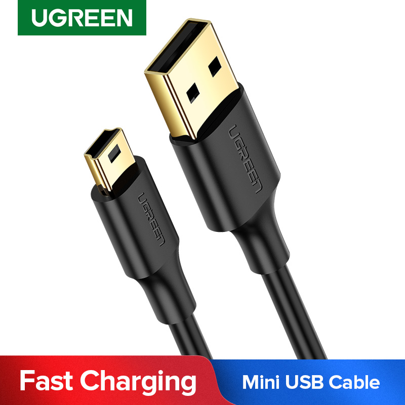 Ugreen Mini USB Cable Mini USB to USB Fast Data Charger Cable for MP3 MP4 Player Car DVR GPS Digital Camera HDD Mini USB