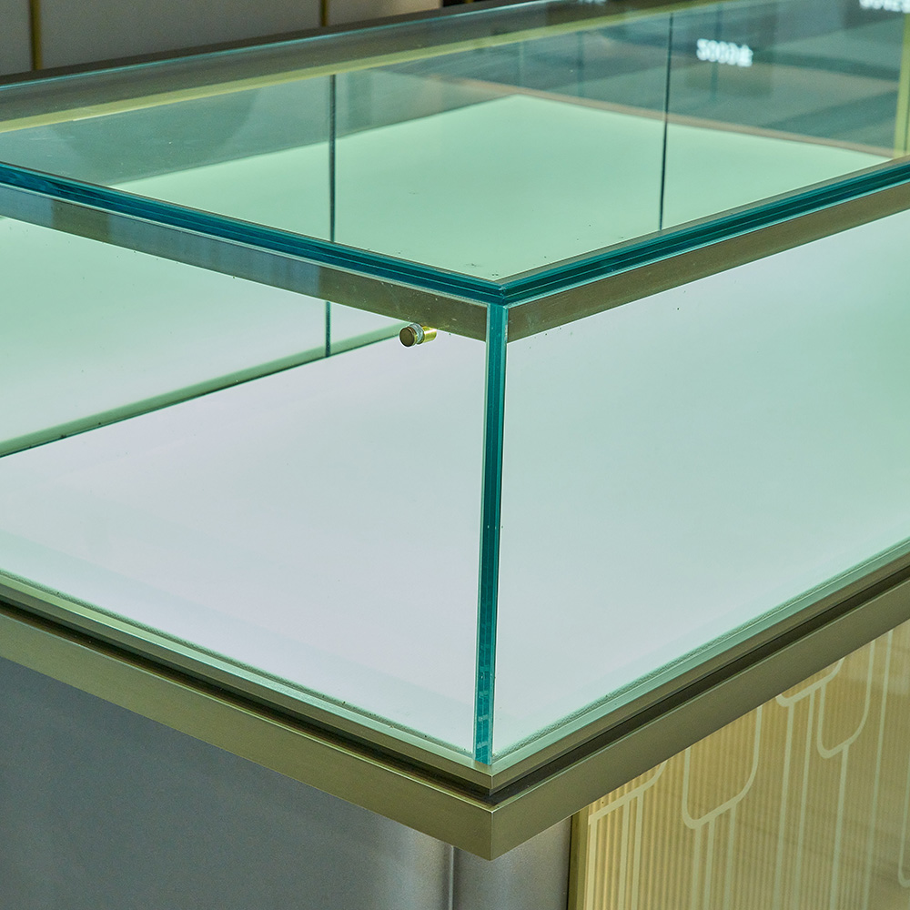 Gold Jewelry Display Cabinet
