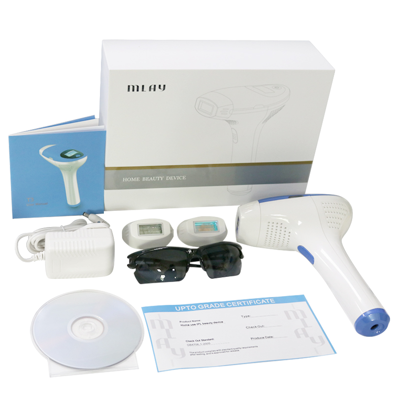 Mlay IPL Hair removal Epilator a Laser Permanent Hair Removal Machine With 3 Hair Removal Lamp depilador a laser 500000 Flashes