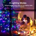 1m-10m USB LED Festoon String Light New Year's Street Garlands Outdoor Christmas Fairy Lights for Bedroom Window Wall Decoration