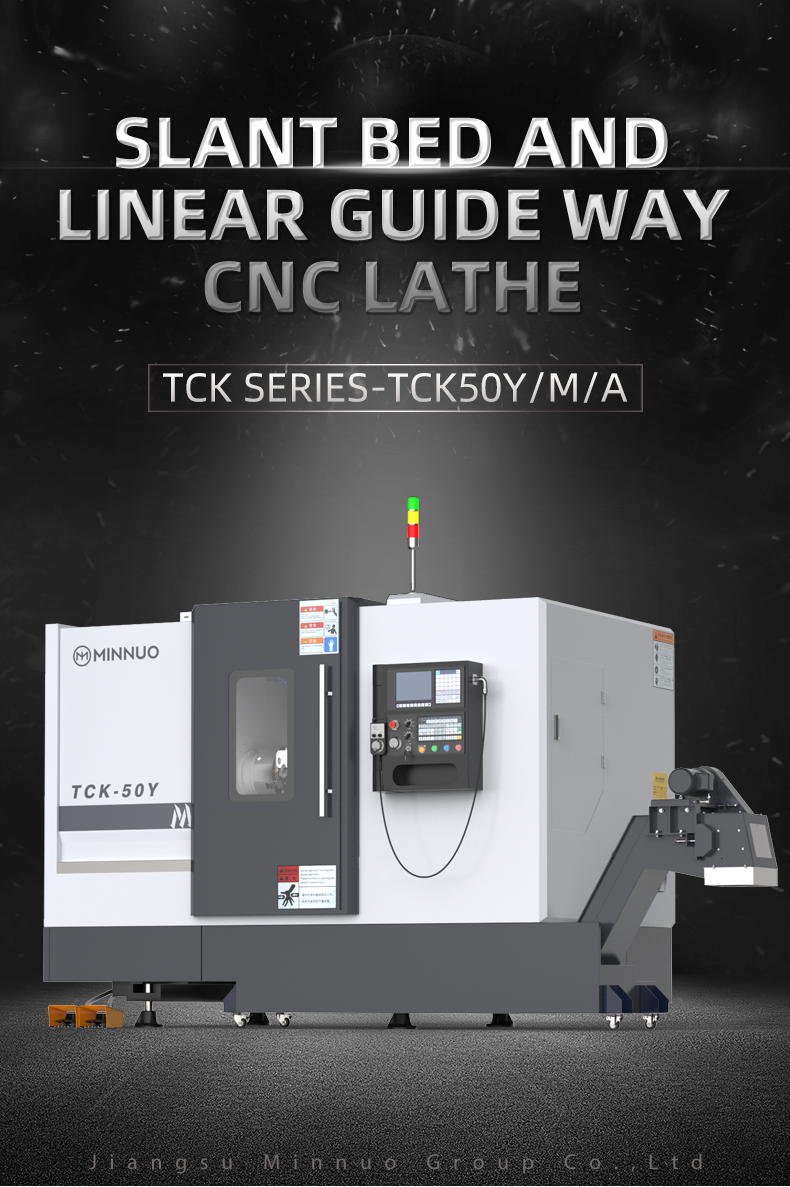 High Performance CNC Slant Bed Lathe TCK50 With Y axis