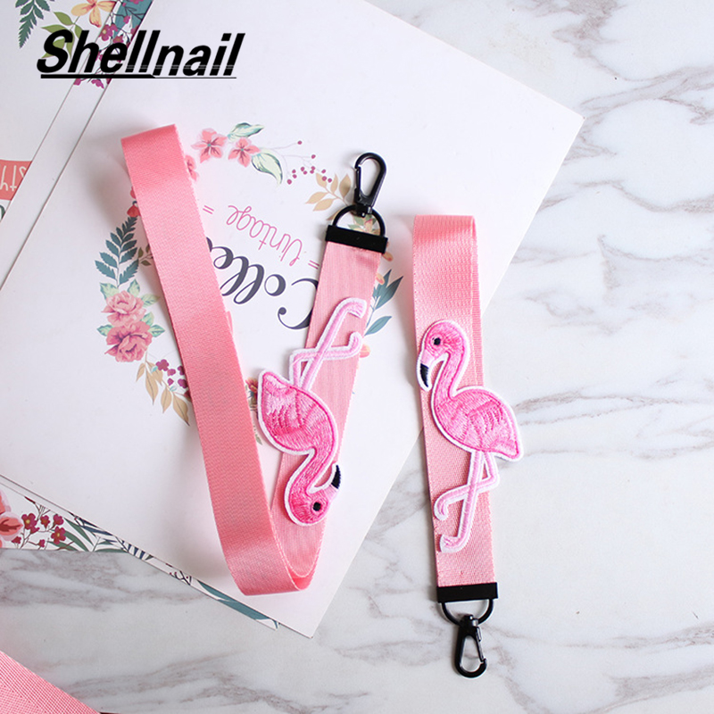Shellnail Mobile Phone Straps Hanging Neck Rope Lanyard For Camera USB ID Pass Card Name Badge Holder Leopard Cell Phone Lanyard