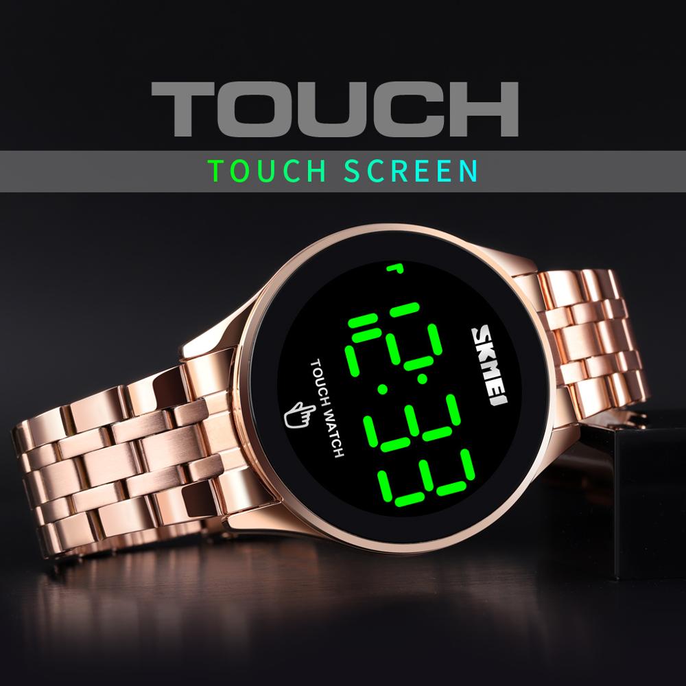 SKMEI Top Brand Men's Watch Clock LED Touch Screen Man Digital Watches 30M Waterproof Male Wristwatch Relojes Para Hombre 1579