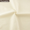 Print Classic White Color Cotton Linen Fabric TERAMILA Material Tissu Tablecloth Pillow Bag Home Textile Curtain Cushion Pillow