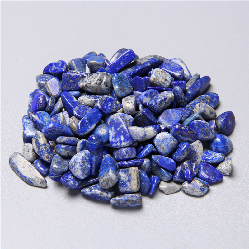 Blue Natural Lapis lazuli Gravel Beads Stone Rock Chips Healing Raw Stone Mineral Health Home Decoration Furnishing Wholesale