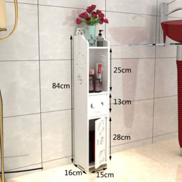 Modern Fashion Bathroom Vanity Floor Standing Bathroom Storage Cabinet Washbasin Shower Corner Shelf Plants Storage Rack