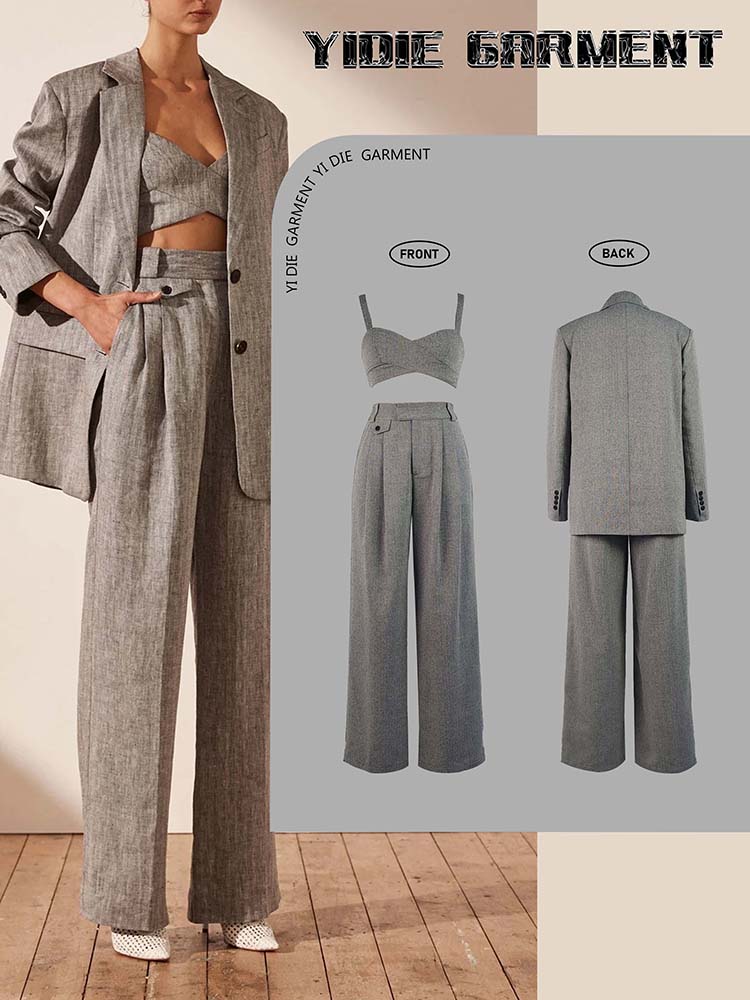 Herringbone High Waisted Pants Jpg