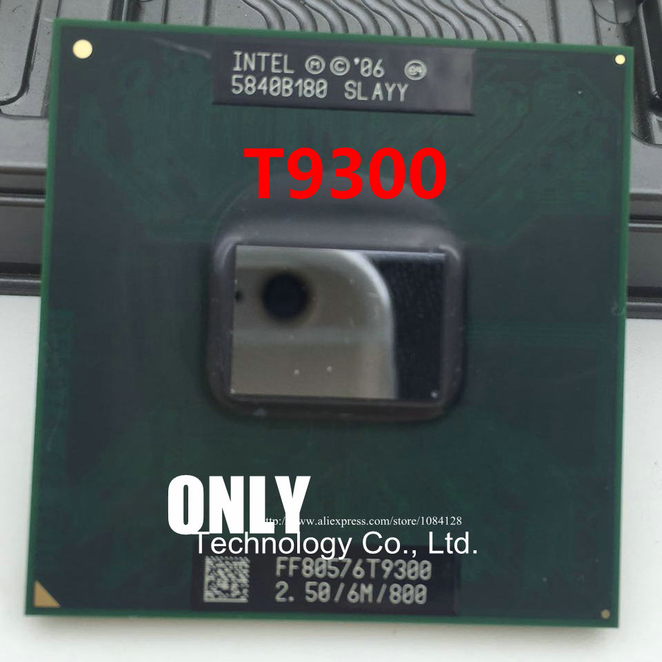 Free Shipping CPU laptop Core 2 Duo T9300 CPU 6M Cache/2.5GHz/800/Dual-Core Socket 479Laptop processor for GM45 PM45