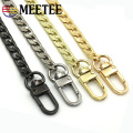 1Pc Meetee 10mm Bag Chain Clasp Buckles DIY Replacement Shoulder Bags Straps Metal Chains Belt Accessories Hardware BF305