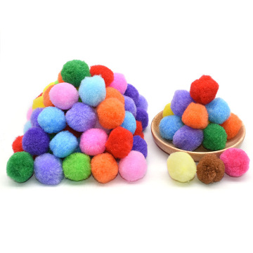 10/15/20/25/30/40mm Handmade Fluffy Plush Pompom Balls Wedding Decoration DIY Sewing Craft Pom Poms Felt Ball Furball Kid Toys