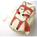 New Design Baby Knitting Blankets Animal Printed Pure Crochet Bedding Swaddle Baby Minky Blankets