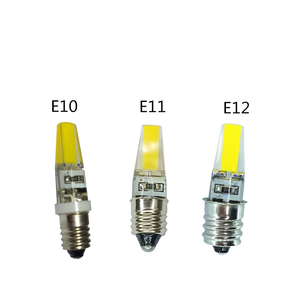 10pcs E10 12V 220V COB E11 12V AC DC COB E12 12V 220V AC12V E11 LED COB DC12V COB E12 220V LED DC12V E11 COB E12 DC12V COB1505