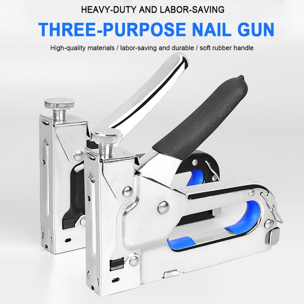 Staple Gun for DIY Home Decoration Furniture Stapler Manual Nail Guns