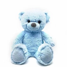 Blue plush teddy bear customization