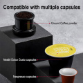 HiBREW Portable Coffee Machine for Car DC12V Expresso Maker Nespresso Dolcegusto Capsule espresso machine Coffee Powder H4