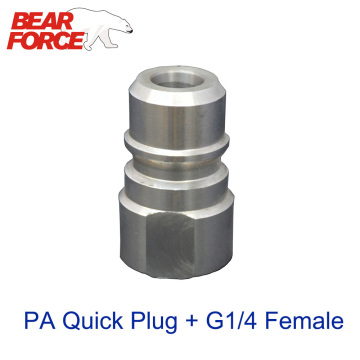 PA Quick Release Fitting Plug + G1/4 Female for Professional High Pressure Washer