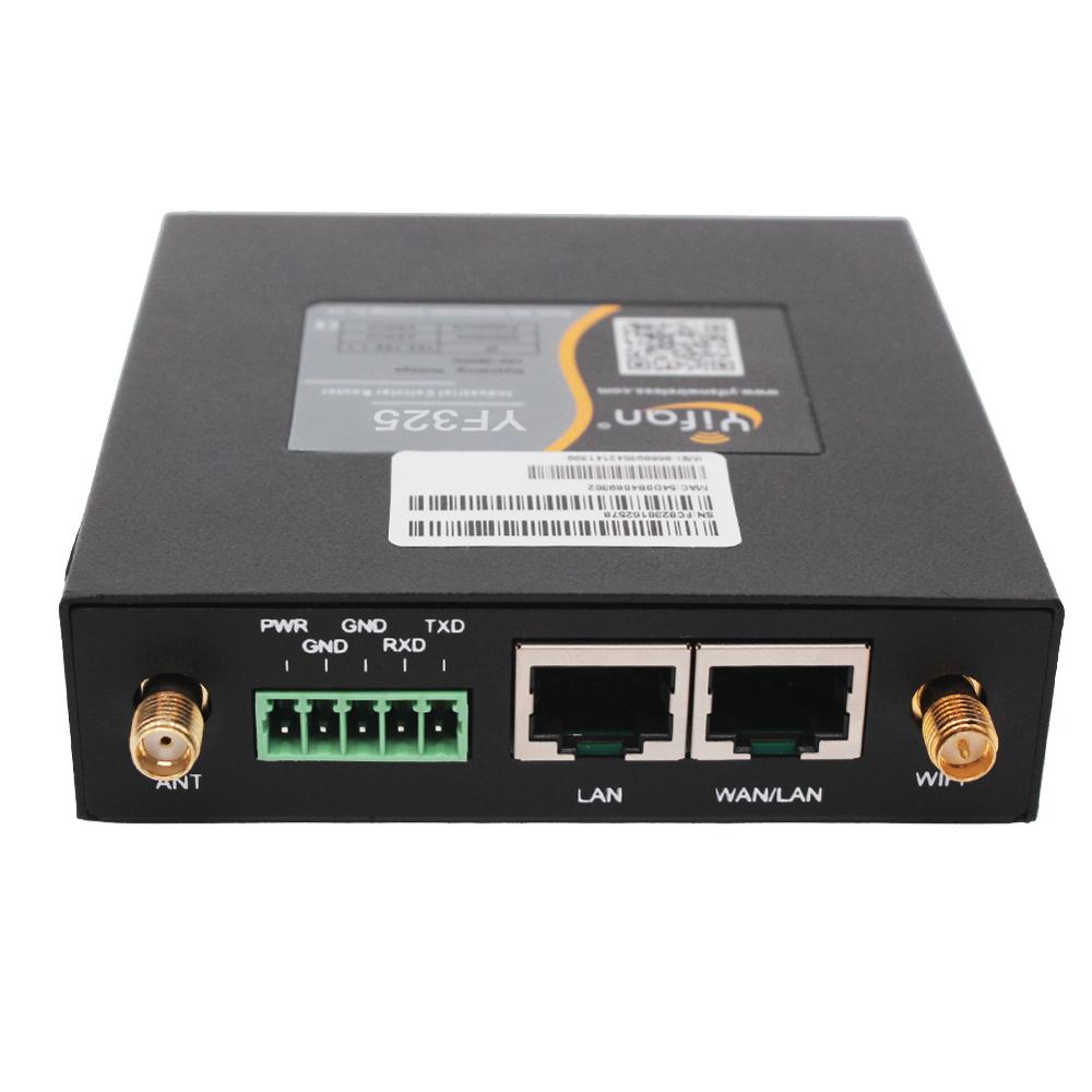 YF325 Industrial 4G LTE VPN Router with sim card slot and din Rail Mounting for M2M solutions
