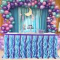 Table Skirt Tulle Tutu Table cloth Little Mermaid Rags 6ft 9ft 14ft Birthday Baby Shower Party Decorations Table Skirting