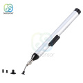 IC SMD Vacuum Sucking Suction Pen Remover Sucker Pump IC SMD Tweezer Pick Up Tool Solder Desoldering with 3 Suction Headers