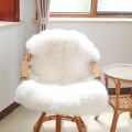 FUNIQUE Fur Artificial Sheepskin Hairy Carpet Living Room Bedroom Rugs Skin Fur Plain Fluffy Area Rugs Washable Bedroom FauxMats