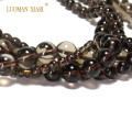 Natural AAA+ Smoky Quartz Tea Crystal Round Stone Beads For Jewelry Making DIY Bracelet Necklace 4/6/8/10 mm Strand 15''