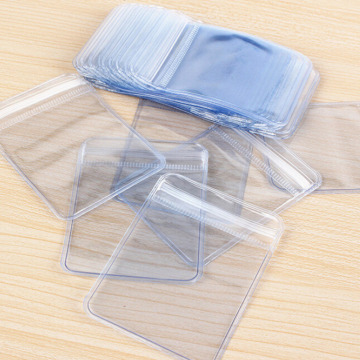 100 Pcs/lot Jewelry Storage Bag Clear Plastic Coin Bag Wallets Storage Envelopes Seal Plastic Bags Anti-oxidation Packaging Bag