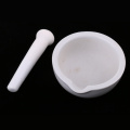 Porcelain Mortar & Pestle Mixing Grinding Bowl Set for Laboratory Medicine School Supplies Kitchenware DIY Toy 90mm