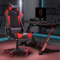 Office Computer Chair WCG Gaming Chair Reclining Leather Desk Chair Internet Cafe Gamer Chair Pink Household Armchair Footrest
