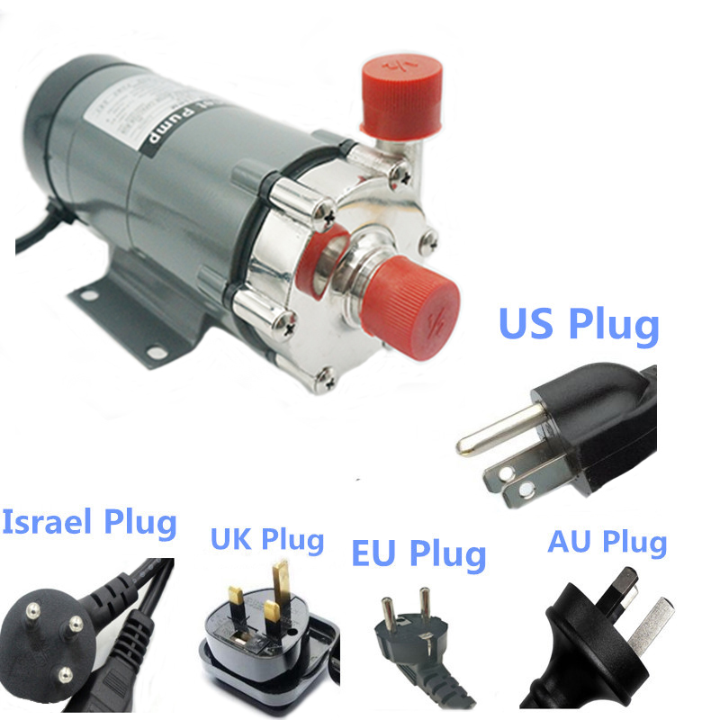 Homebrew Brewing Magnetic Drive Pump 15RM 304 Stainless Steel Head With Plug