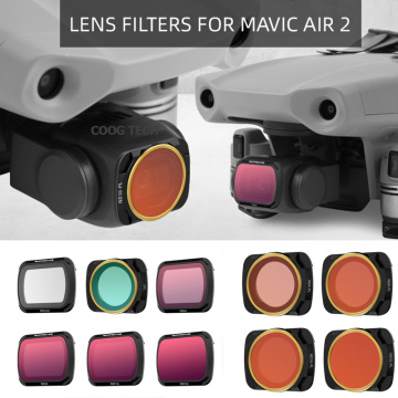 Sunnylife Mavic Air 2 Camera Lens Filters UV CPL ND4 NDPL Professional Filter for DJI Mavic Air2 Quadcopter Drone Accessories