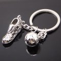 HWetR Key Chain Ring Soccer Shoes Football Ball Stainless Steel Metal Party Gift Car Bag Decor Hot New Kid Game Toy