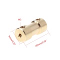 2-5mm Motor Copper Shaft Coupling Coupler Connector Sleeve Adapter US