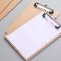 A4 Size Wooden Clipboard Clip Board Office School Stationery with Hanging Hole