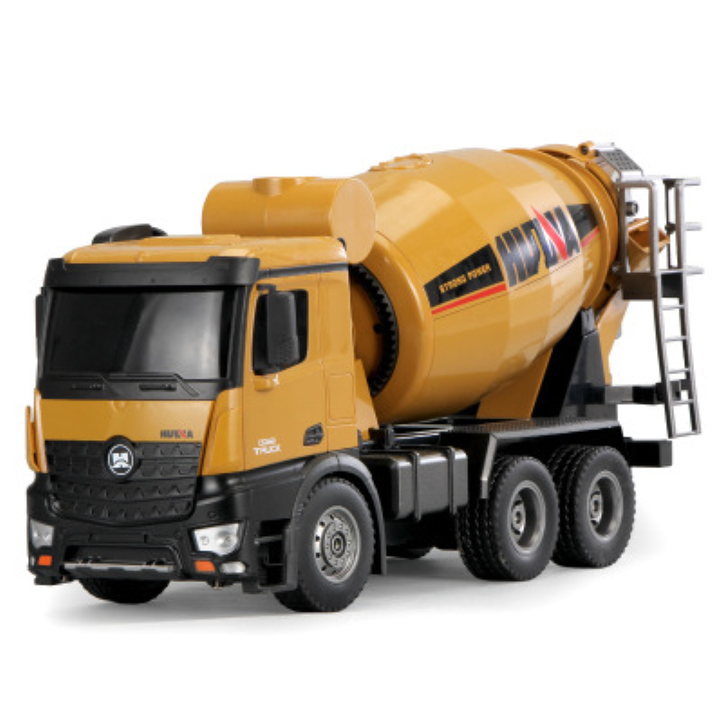 Profession Alloy Concrete Mixer 1:14 10CH Big Size RC Engineering Truck 46cm large size Automatic unloading 360 Degree rotation