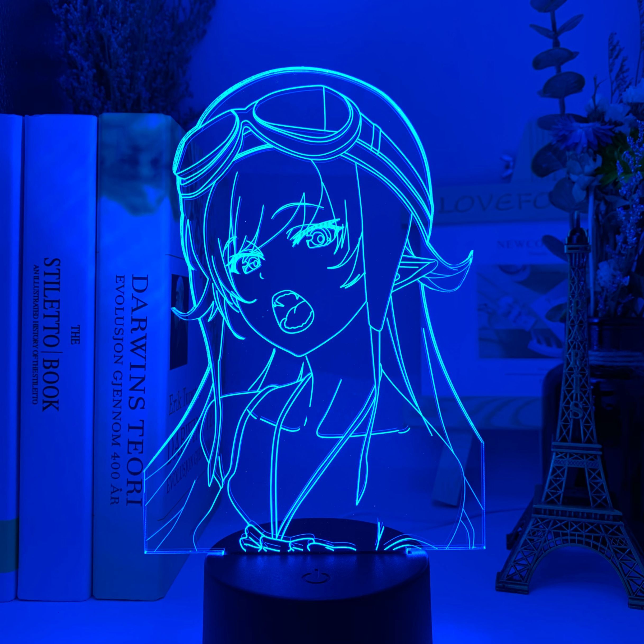 Anime Led Night Light Bakemonogatari Shinobu Oshino for Bedroom Decor Gift Colorful Nightlight Manga 3d Lamp Bakemonogatari