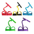 Resistance Bands Latex Elastic Pedal Exerciser Sit-up Training Pull Rope Waist and Abdomen Expander Bands Yoga Fitness Equipment
