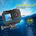LANBEIKA 60M Waterproof Case Diving Housing Protective Shell + 3 Colors Filter Lens + Rubber Cover For DJI OSMO Action Accessory