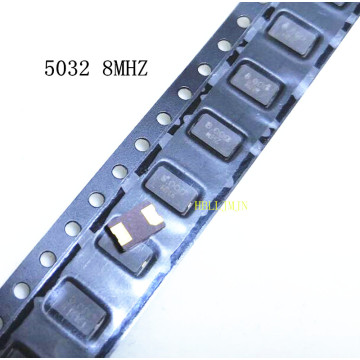 100pcs 8MHZ 8.000mhz 2Pin 5032 smd quartz resonator Crystal