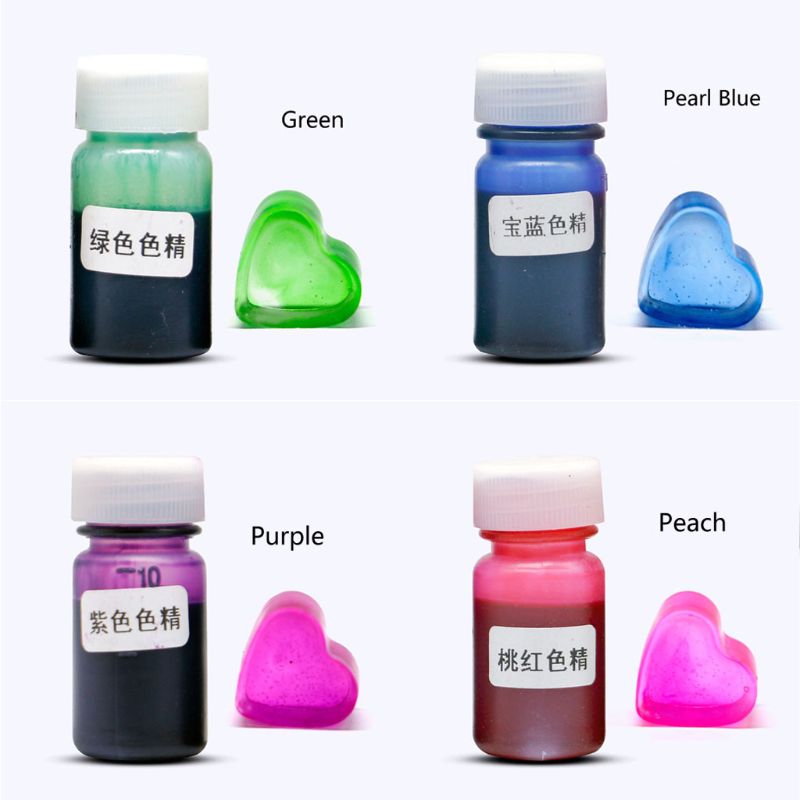 20 Colors Epoxy Resin Dye Translucent Liquid Resin Colorant Non-Toxic Epoxy Resin Ink Pigment Kit Resin Jewelry Making